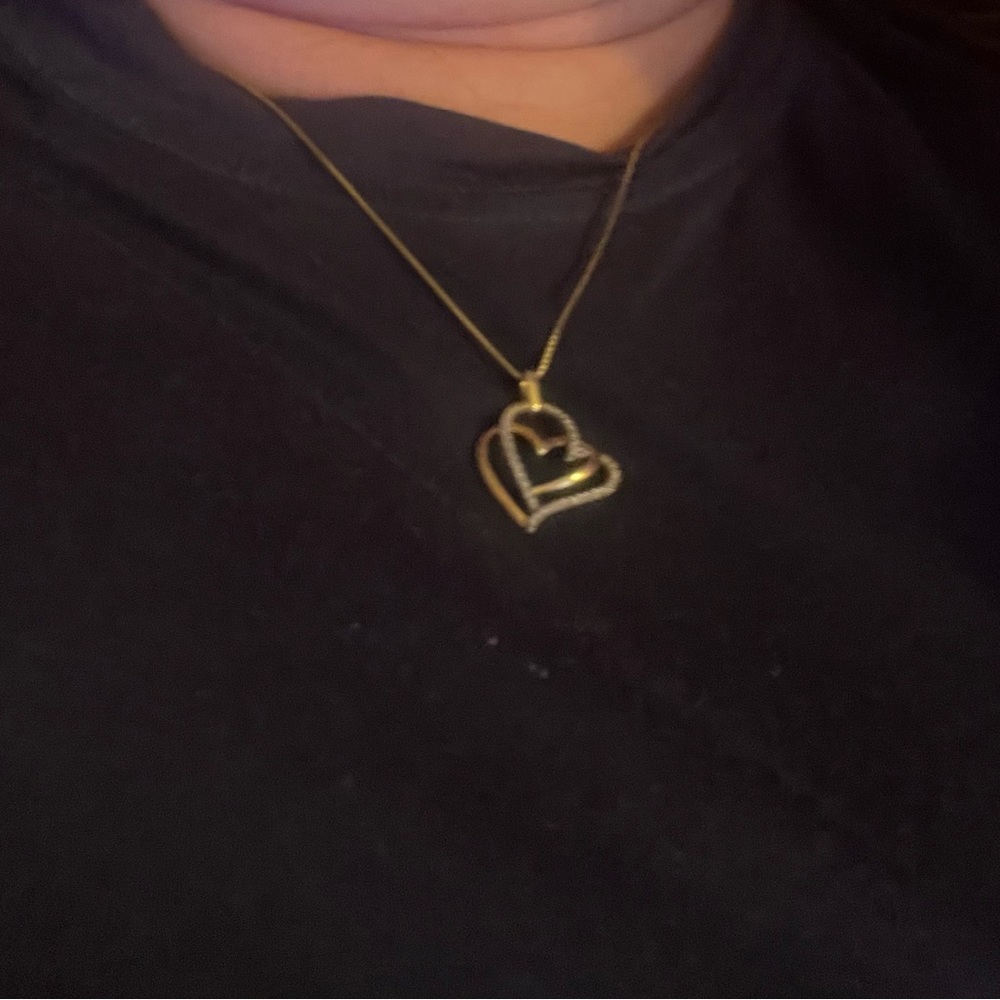 Gold 18k Real Diamonds Necklace - image 4